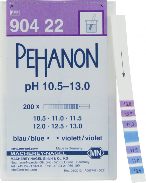CARTINE INDICATRICI PEHANON® PH 10,5-13,0. CF/200 STRISCE